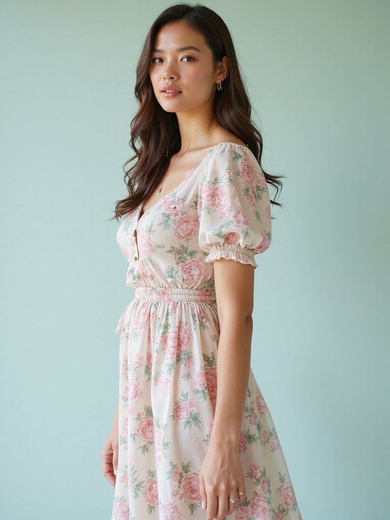 bright floral spring outfits