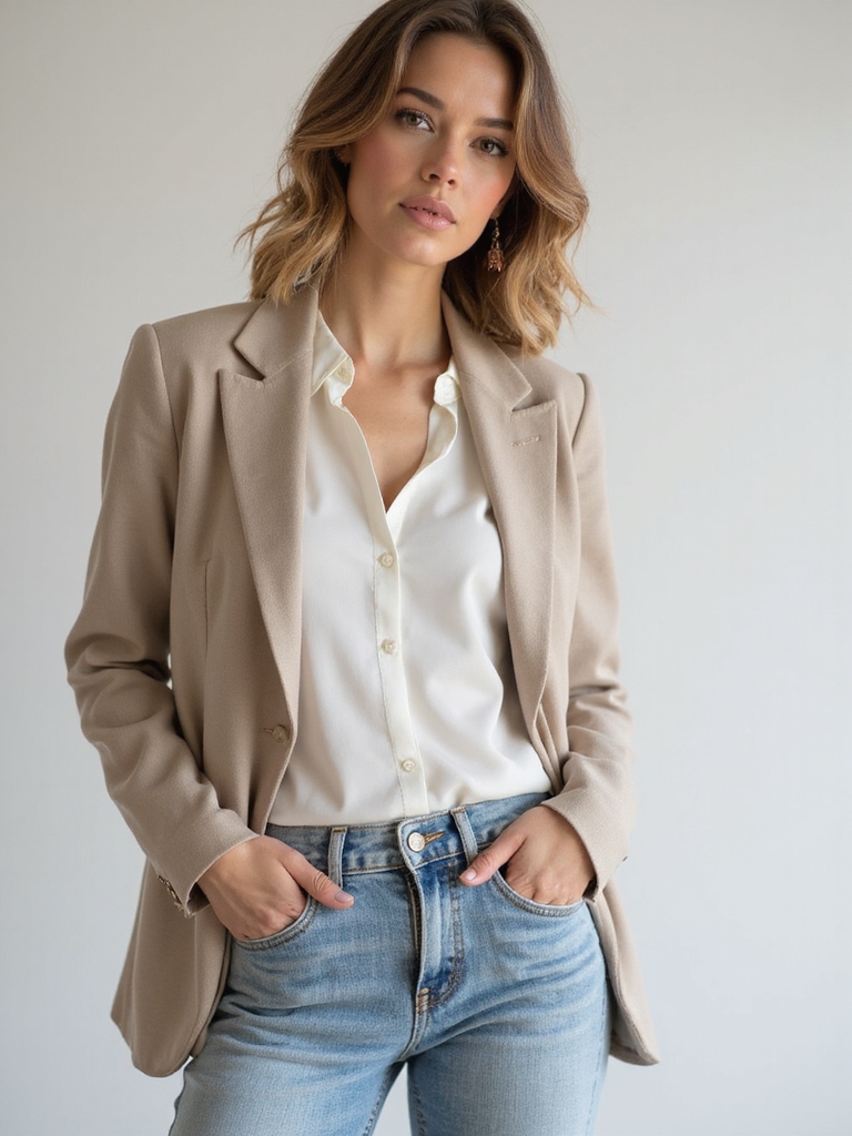 casual blazer spring outfits