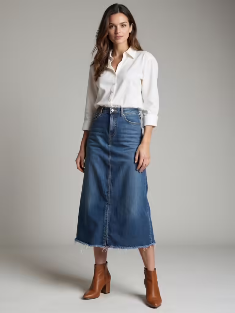 casual chic denim looks