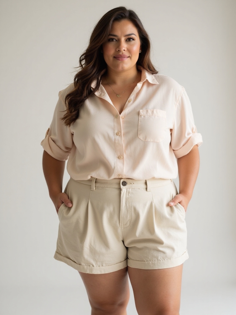 casual chic plus size styling