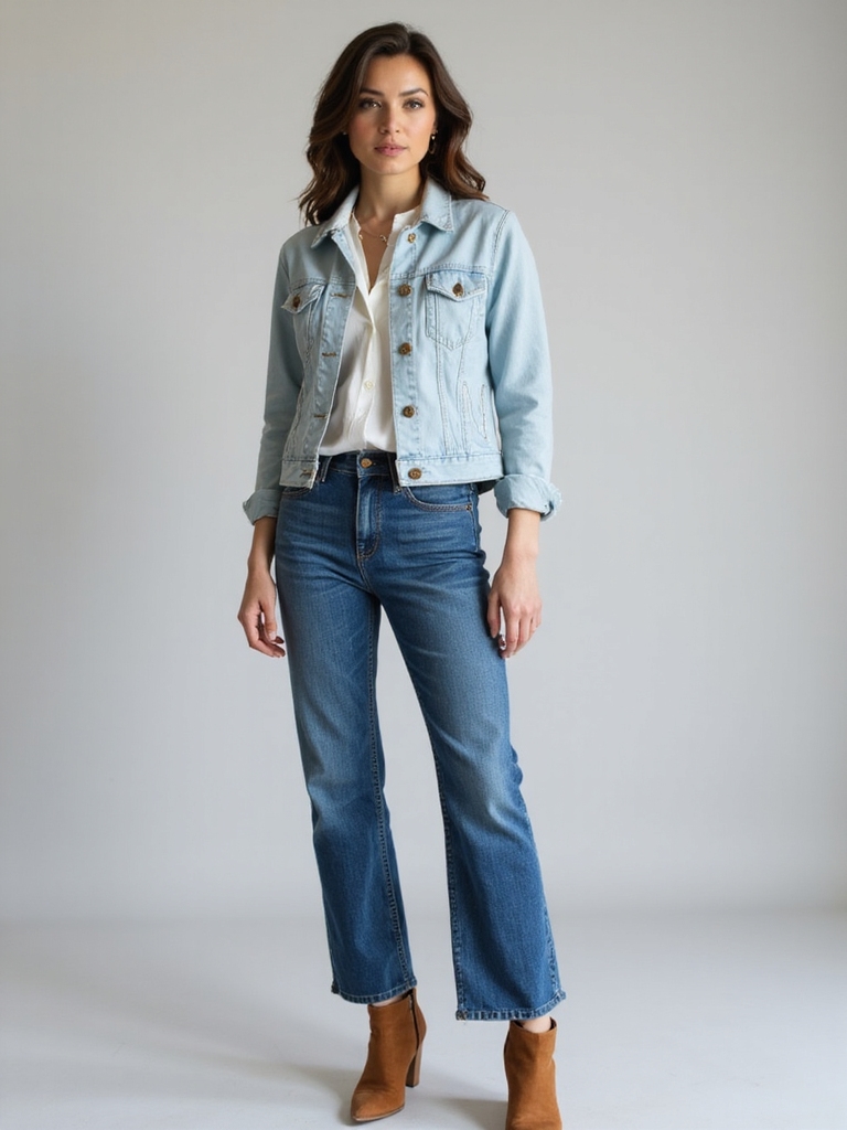 casual denim engagement outfits