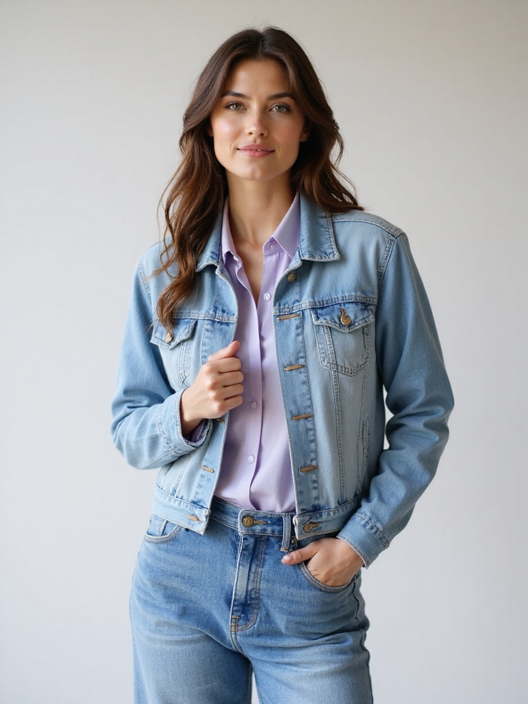 casual denim spring outfits