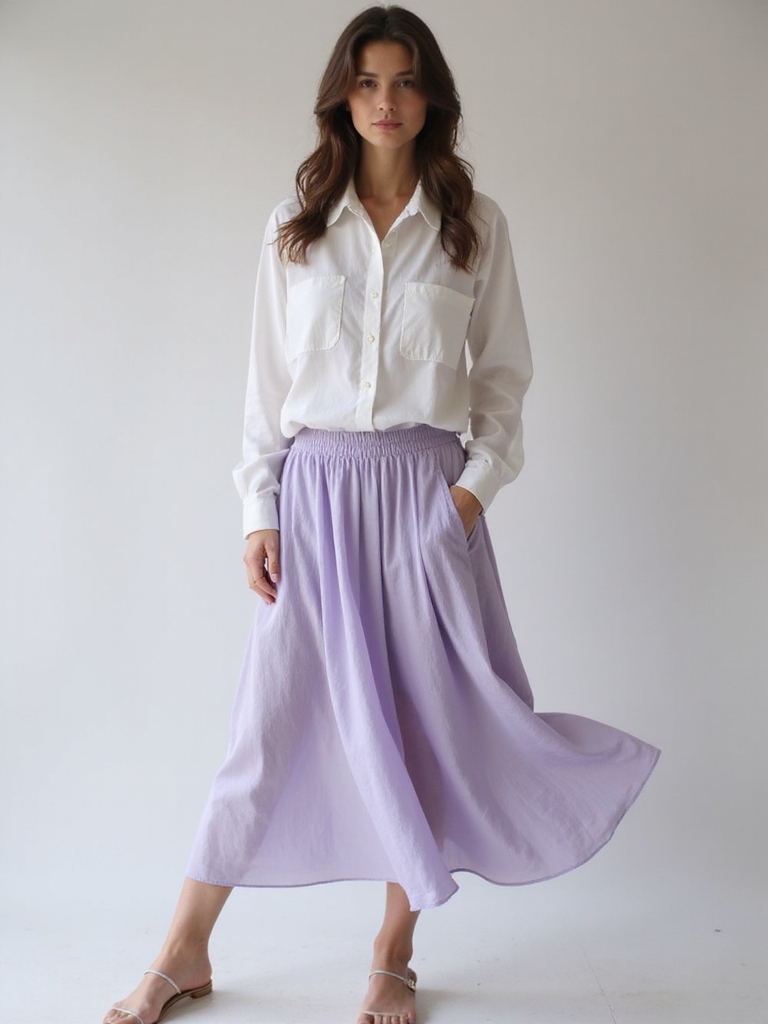 casual skirts and tops