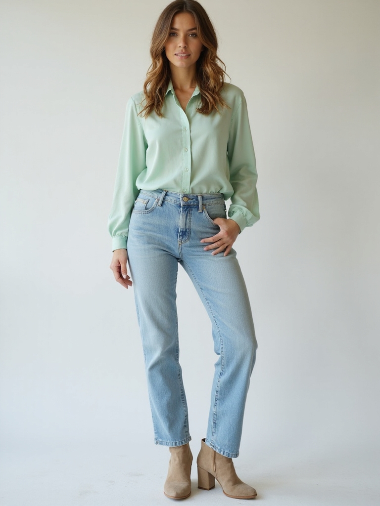 casual spring jean styling