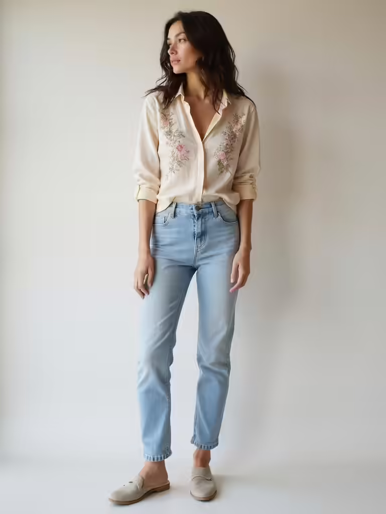 casual spring jeans outfits