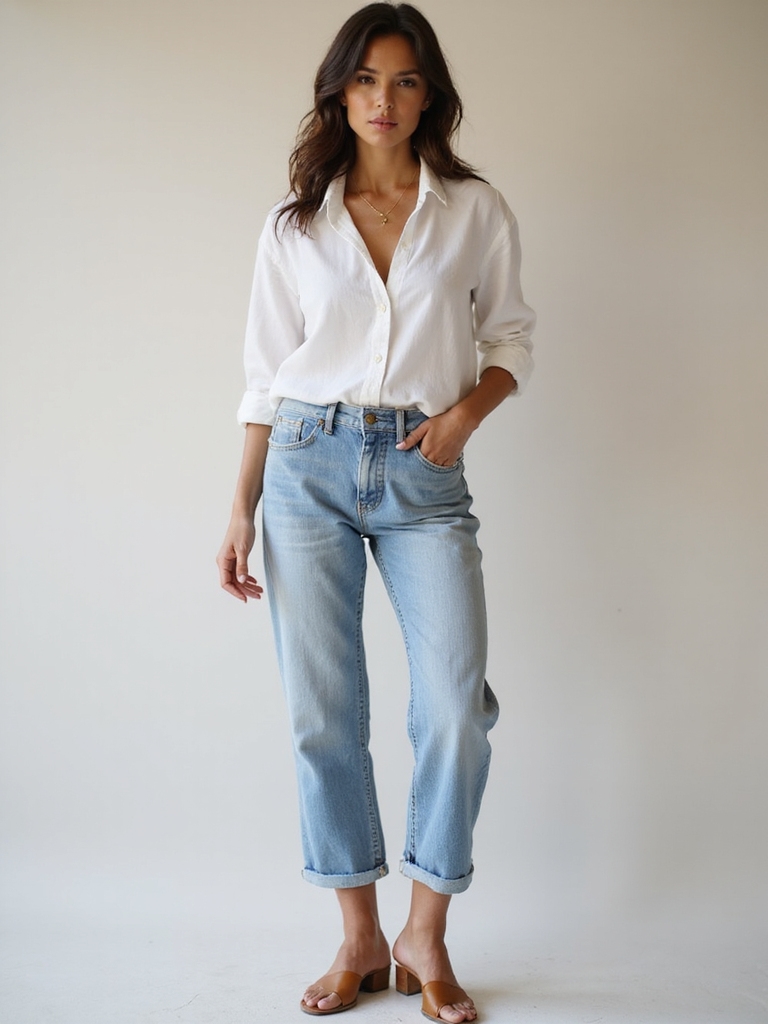 casual summer jeans outfits