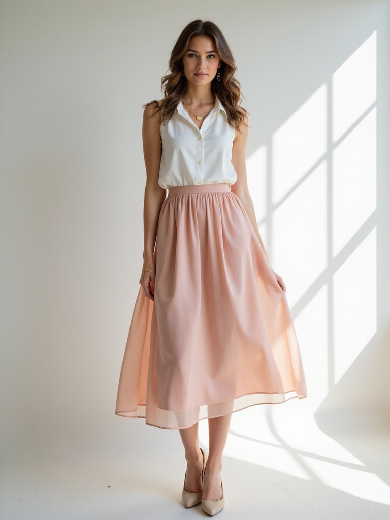 casual summer office skirts