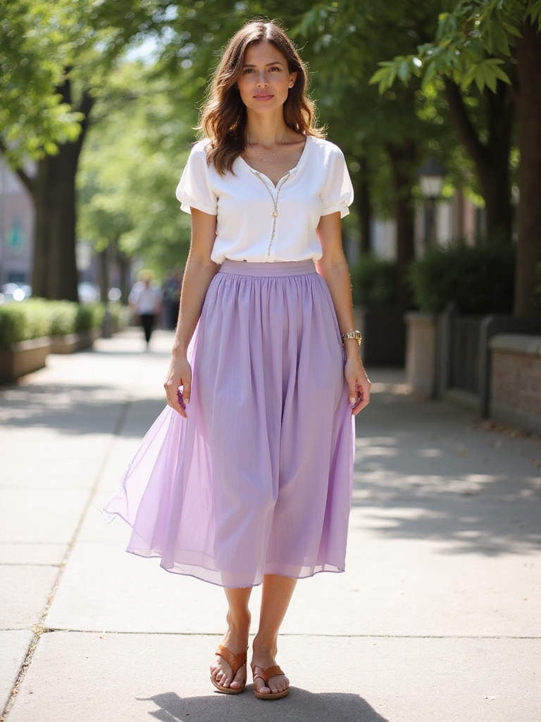 casual summer skirts style