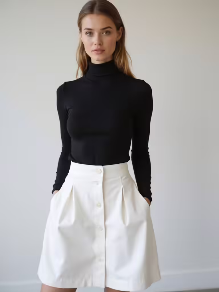 chic balance with silhouettes