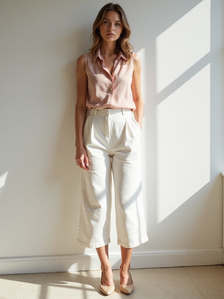 chic breathable summer culottes