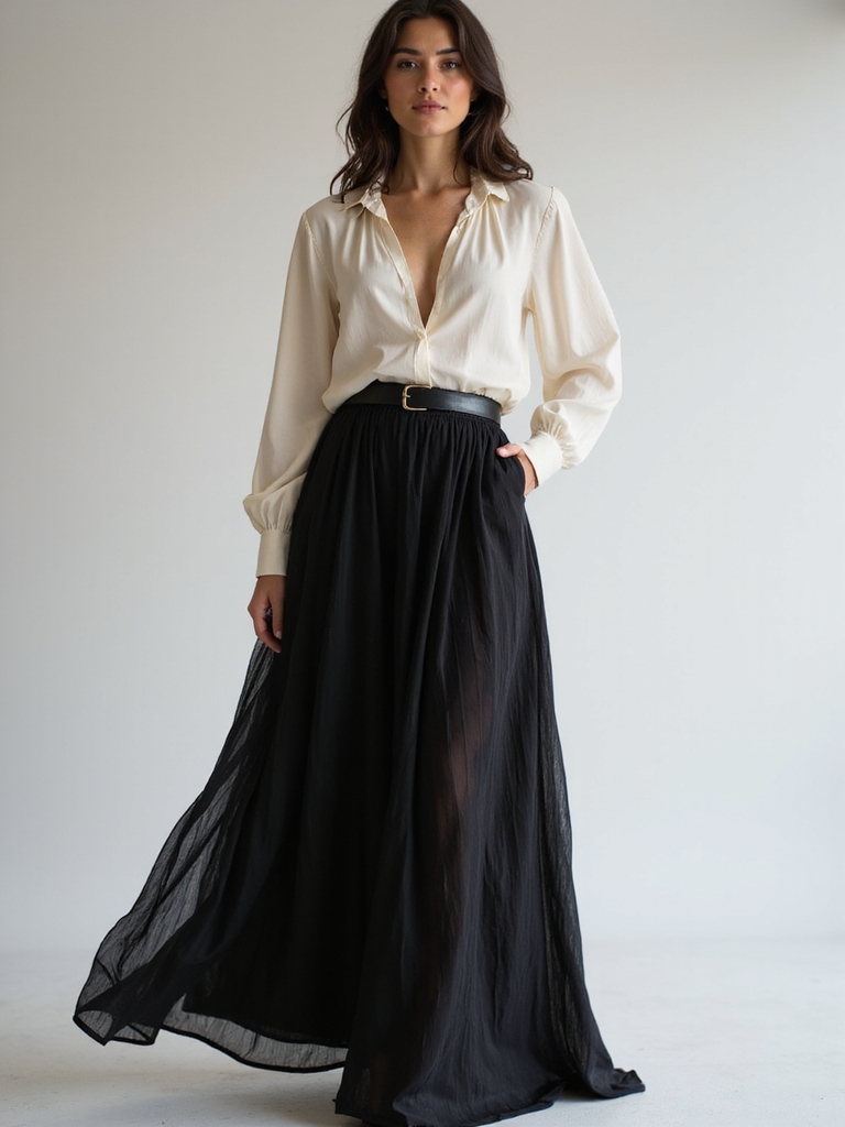 chic drama with bold accessories
