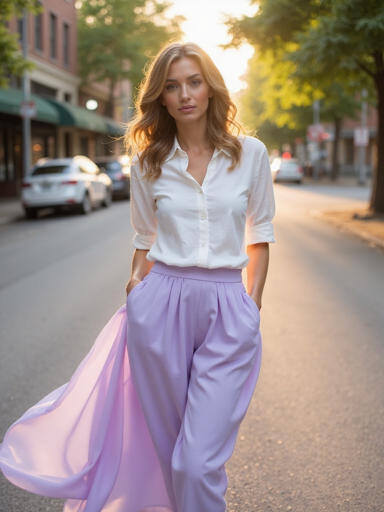 chic flowy skirts for summer