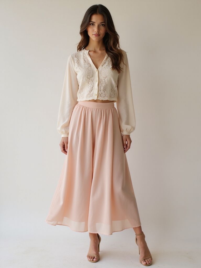 chic mid skirt styles