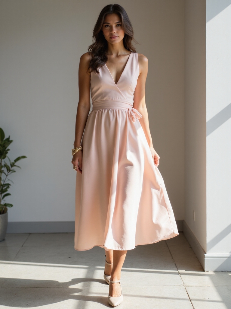 chic midi dresses for summer