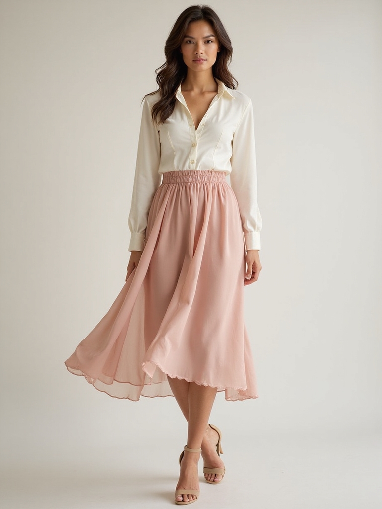chic midi skirt pairings