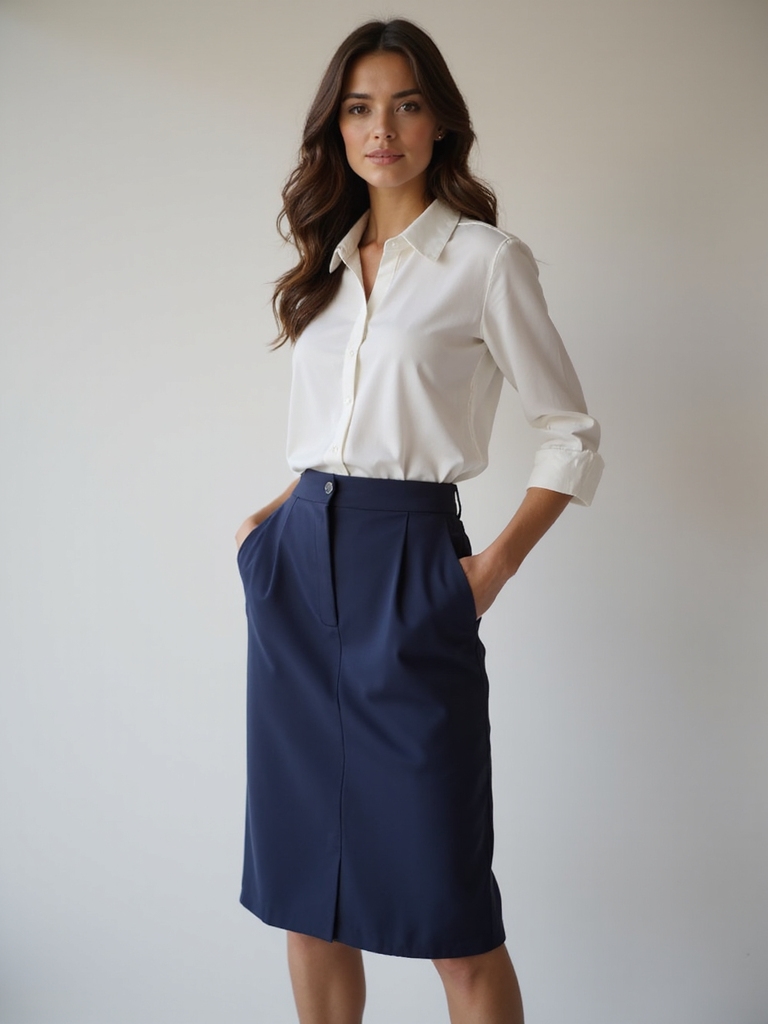 chic navy blue outfits