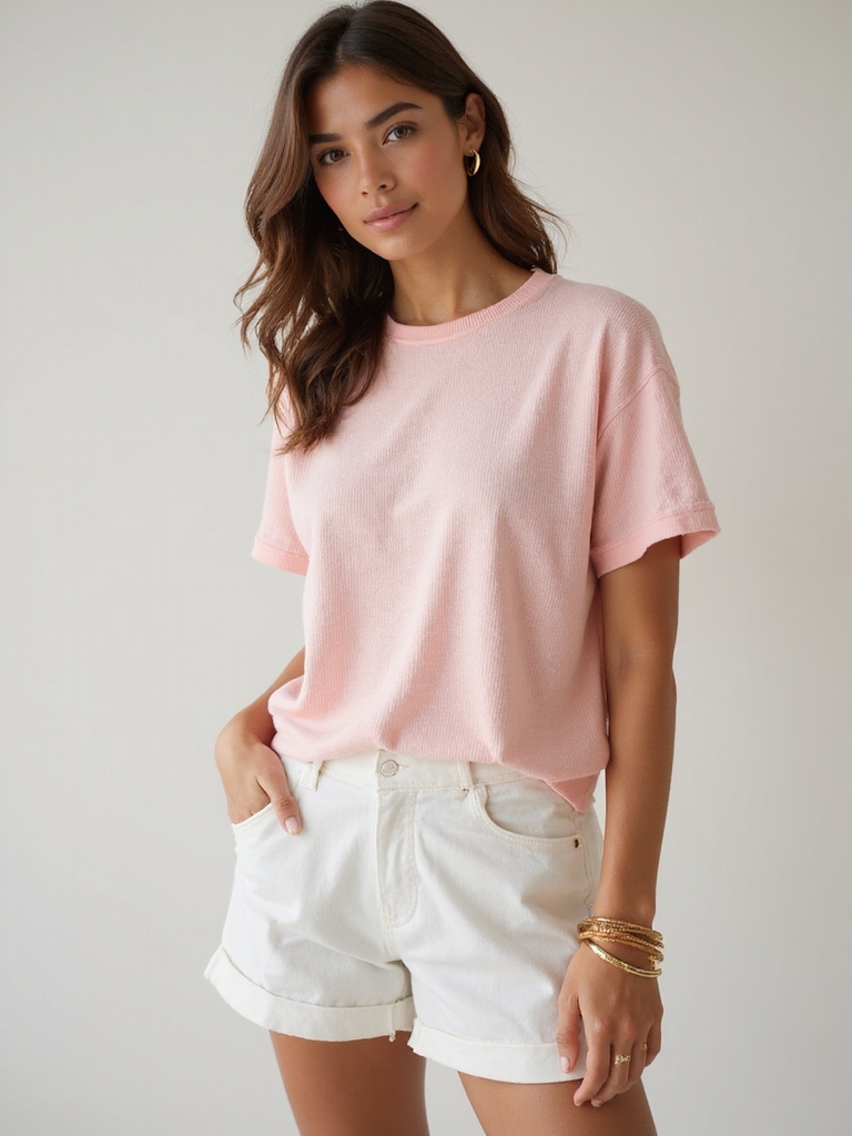 chic oversized t shirt styling
