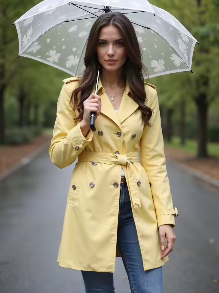 chic rainy day outfits