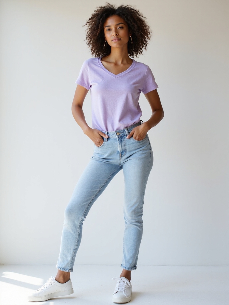 chic spring denim styling