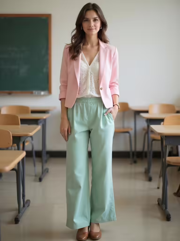 chic spring outfits for teachers