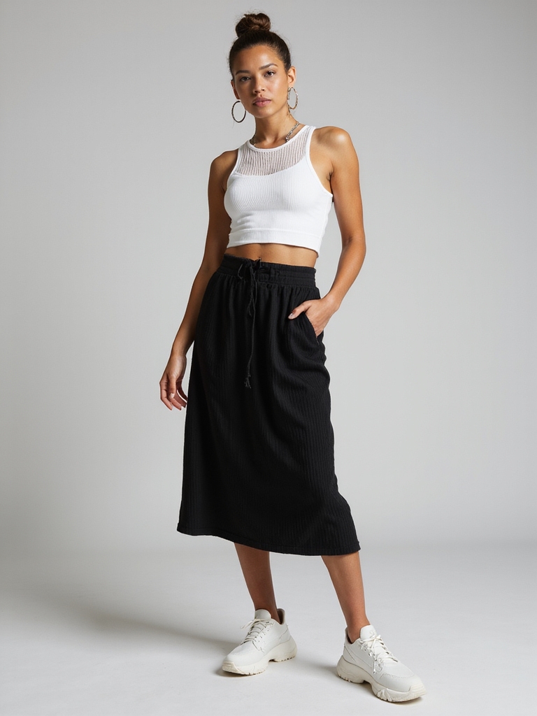 chic styling for alo skirts