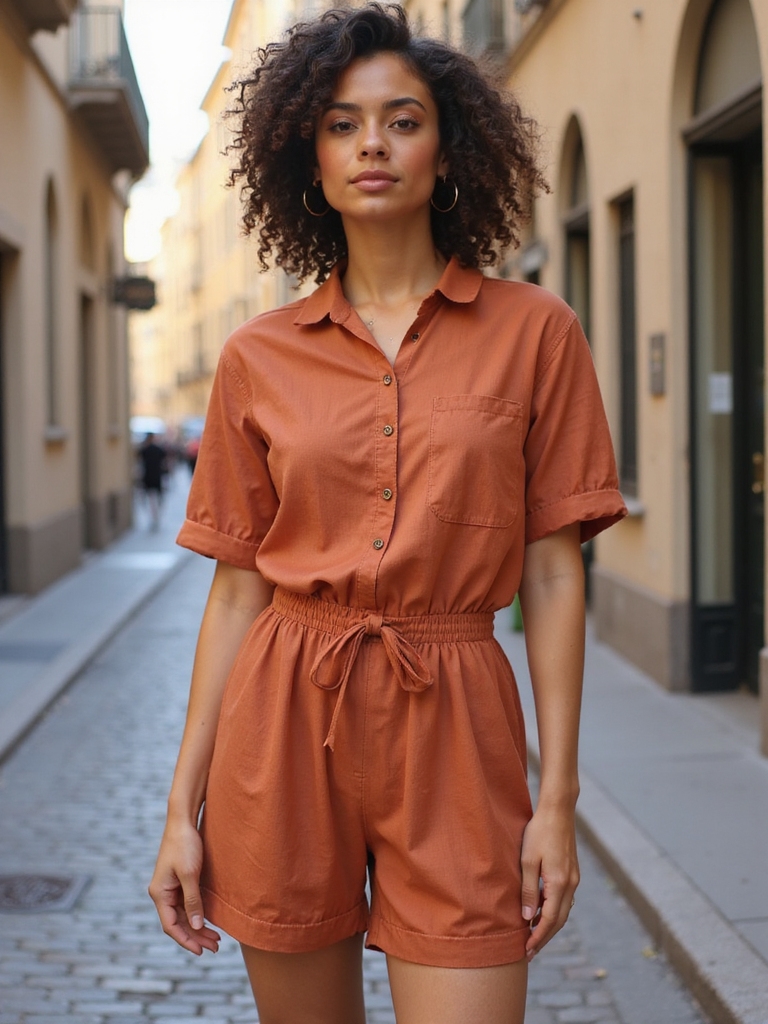 chic summer city rompers