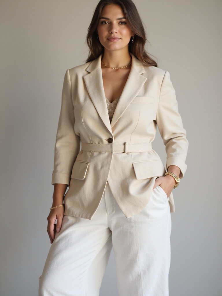 chic summer linen blazers