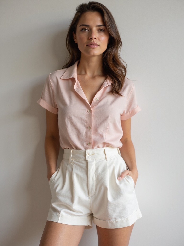 chic tailored summer shorts