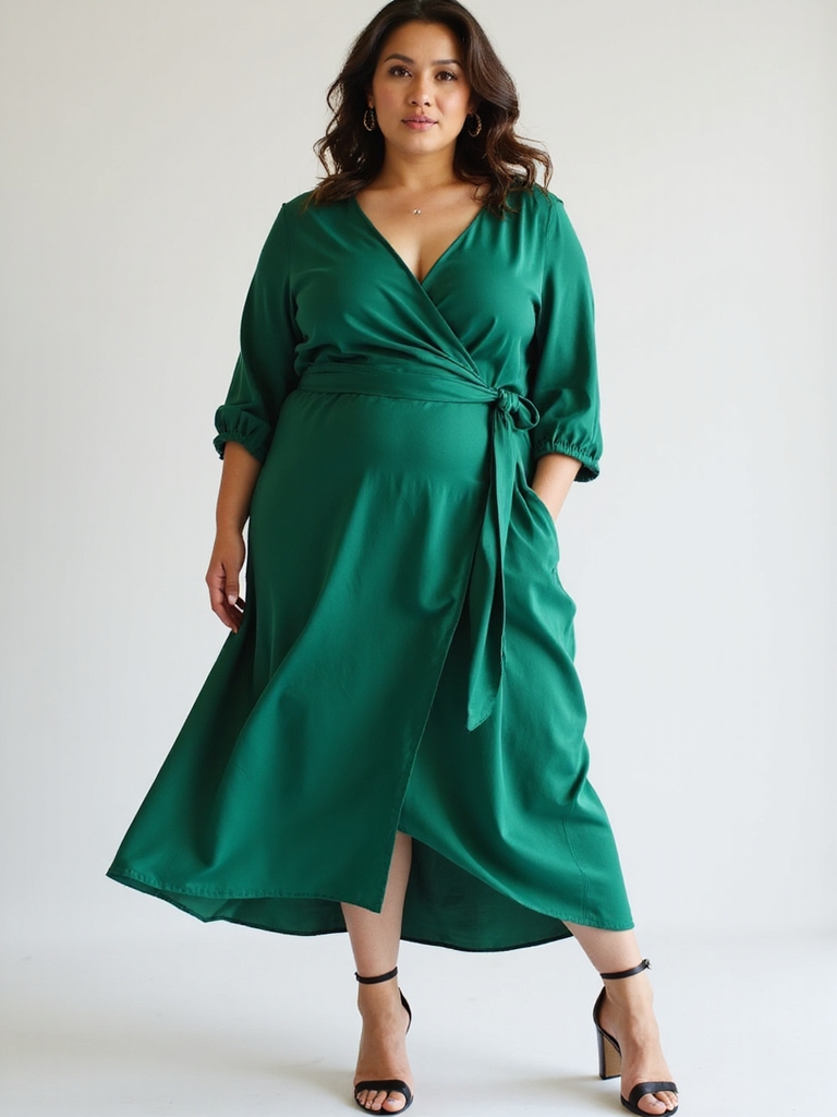 chic wrap dresses empower curves