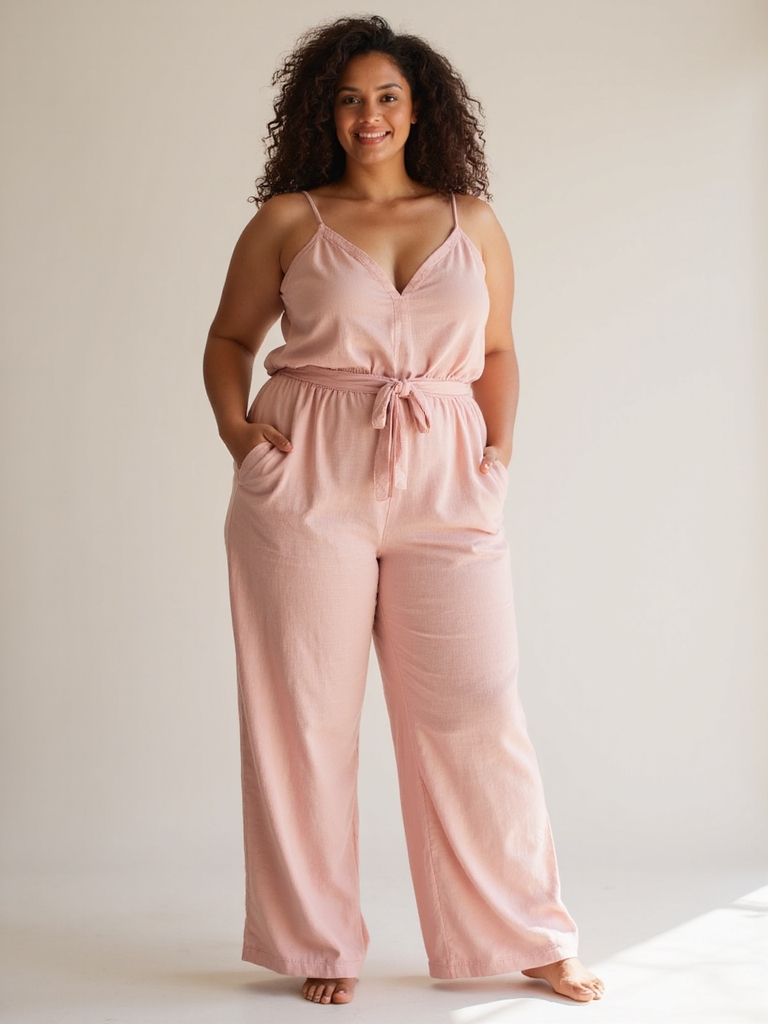 cinch waist lightweight summer jumpsuits