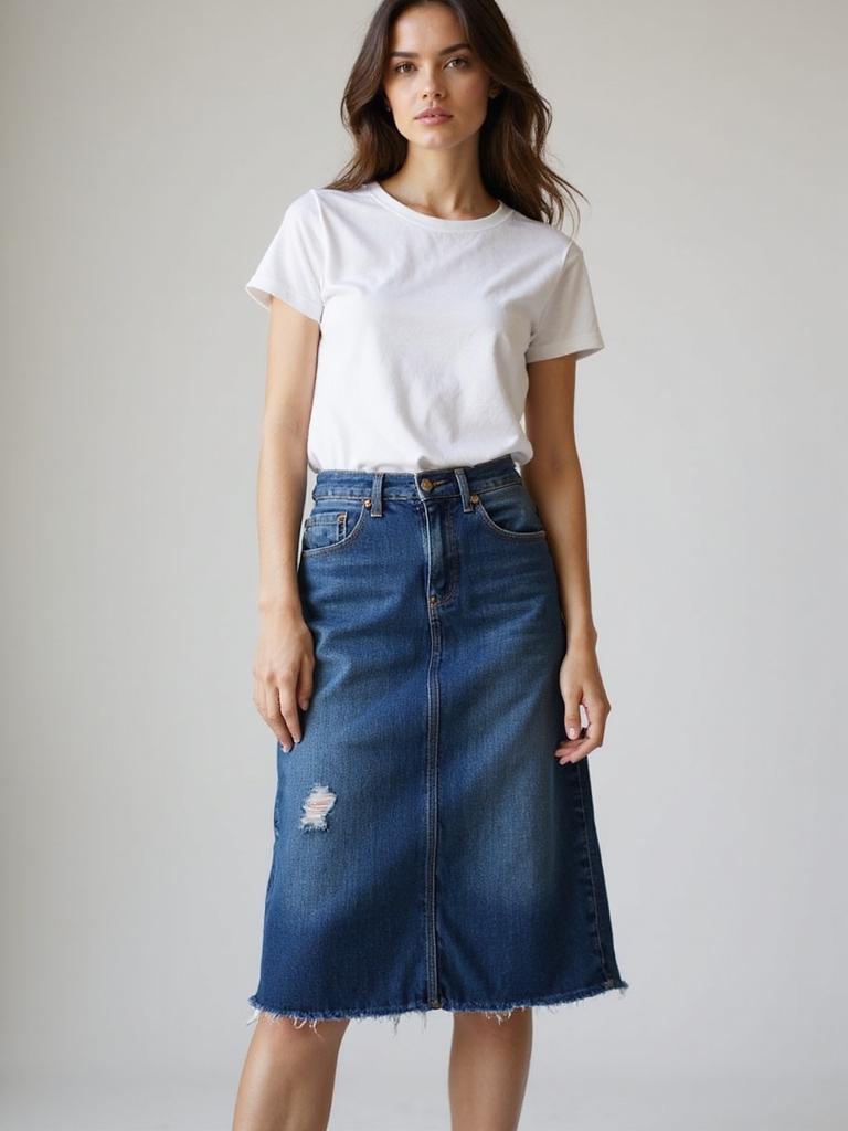 classic white tee elegance
