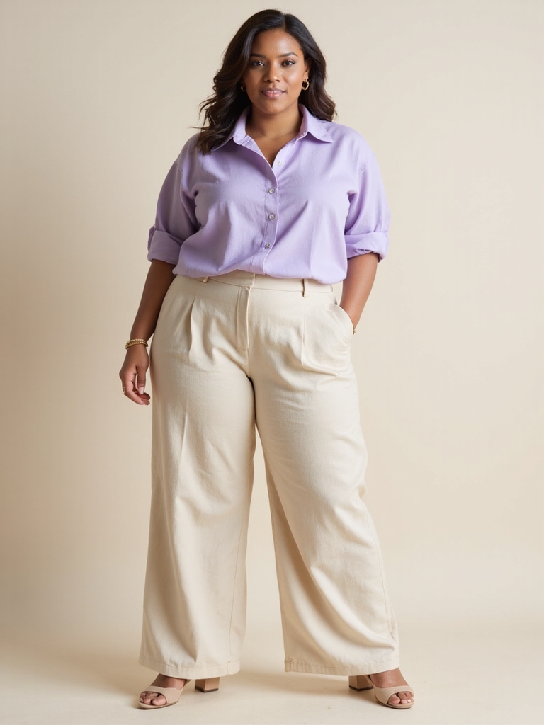 comfortable office chic trousers