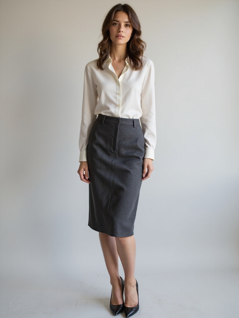 comfortable professional skirt fabrics