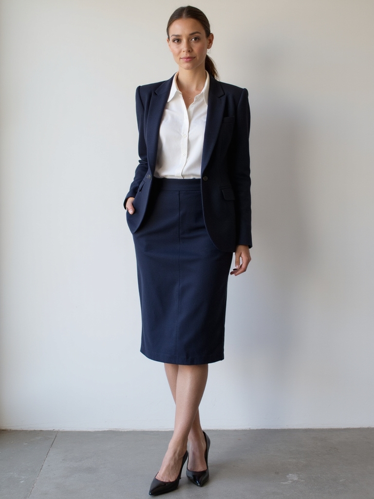comfortable stylish office skirts