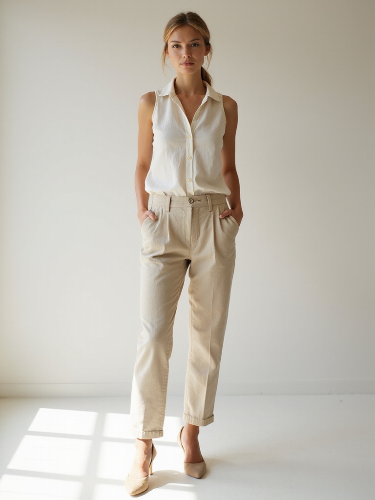 comfortable summer tailored trousers