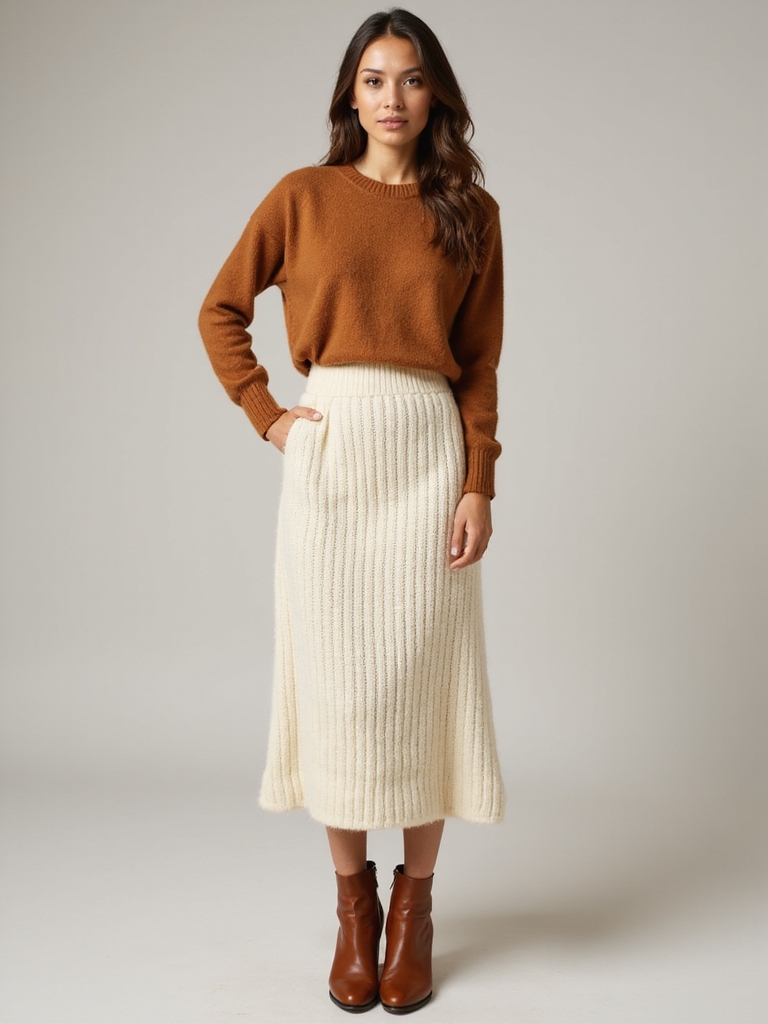 cozy chic with ankle boots