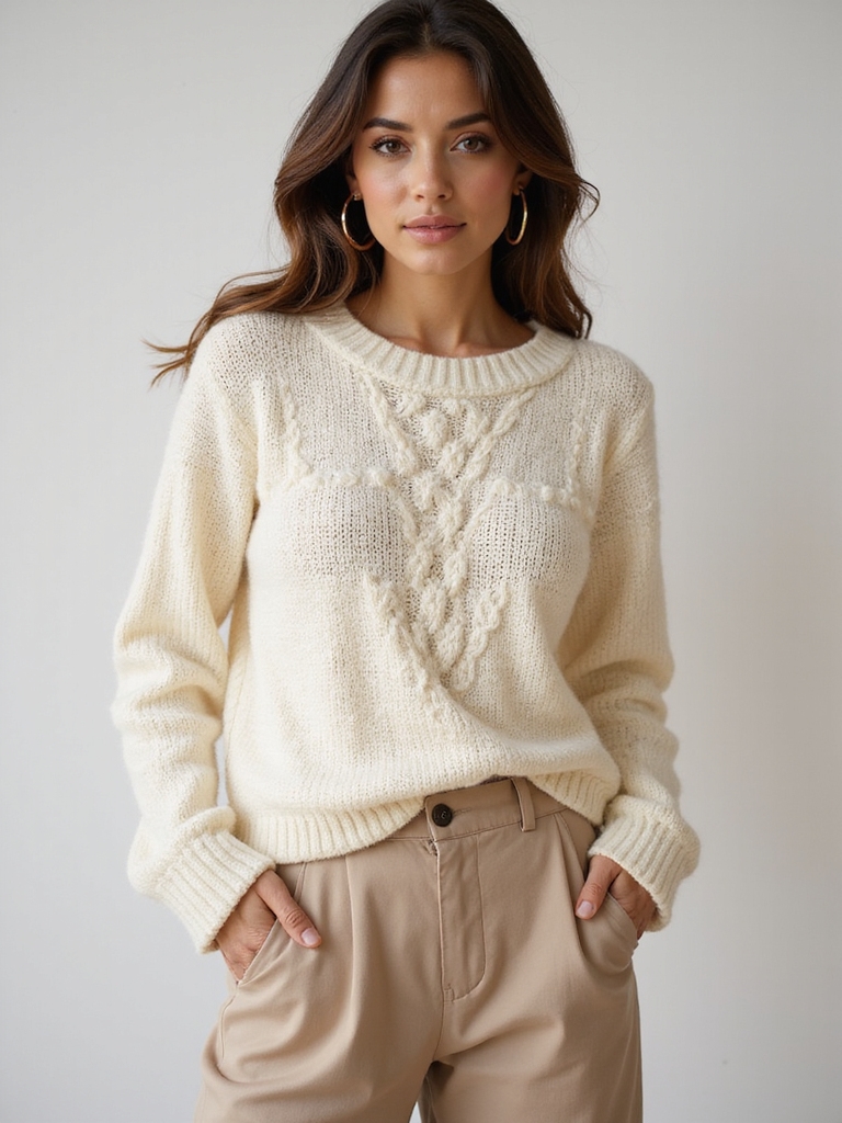cozy colorful knit sweaters