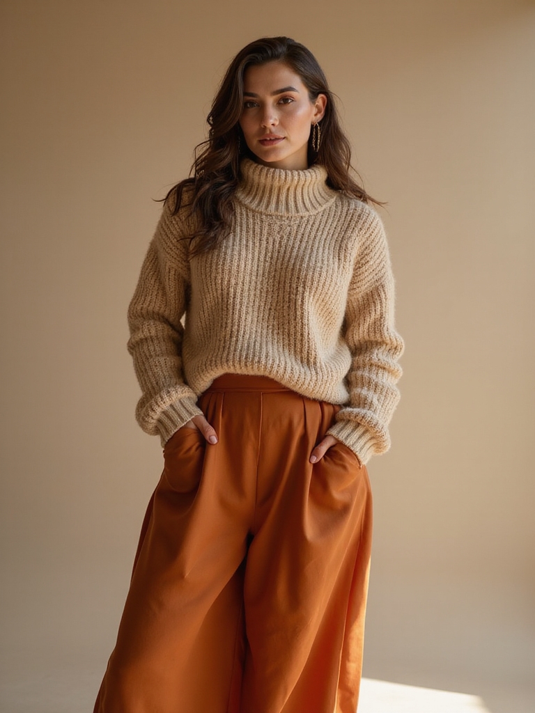 cozy elegance with layering