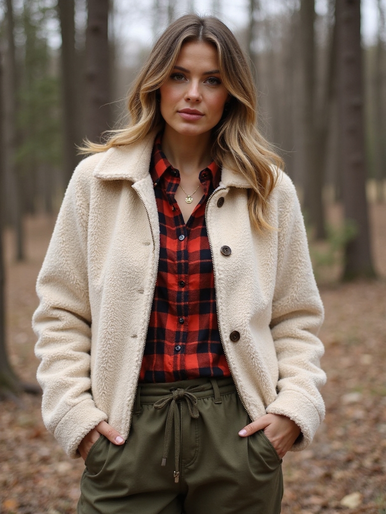 cozy flannel for evenings