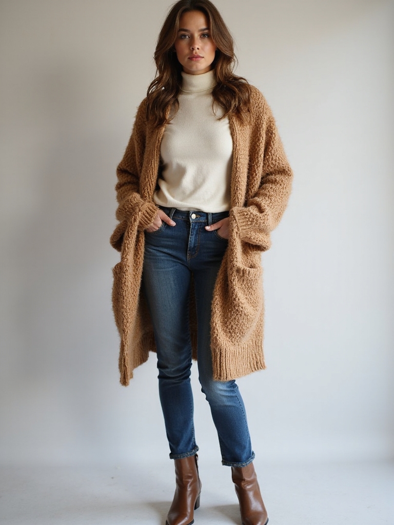 cozy oversized cardigan essentials