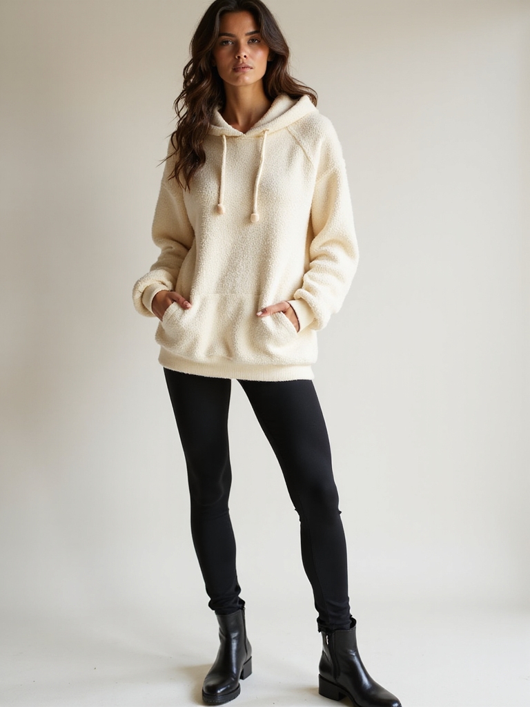 cozy oversized hoodie ensemble