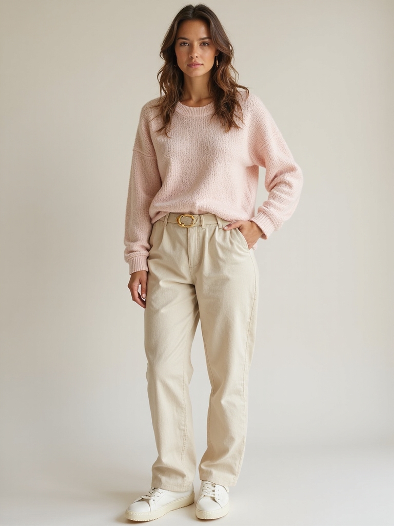cozy spring mom fashion