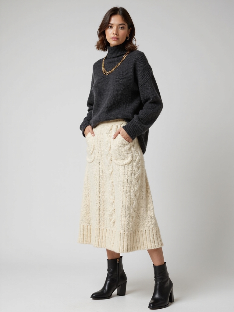 cozy stylish winter layering