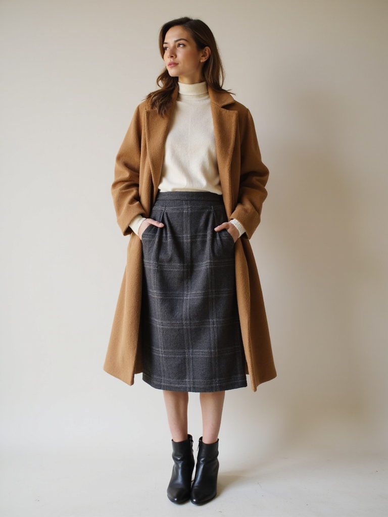 cozy winter skirt styles