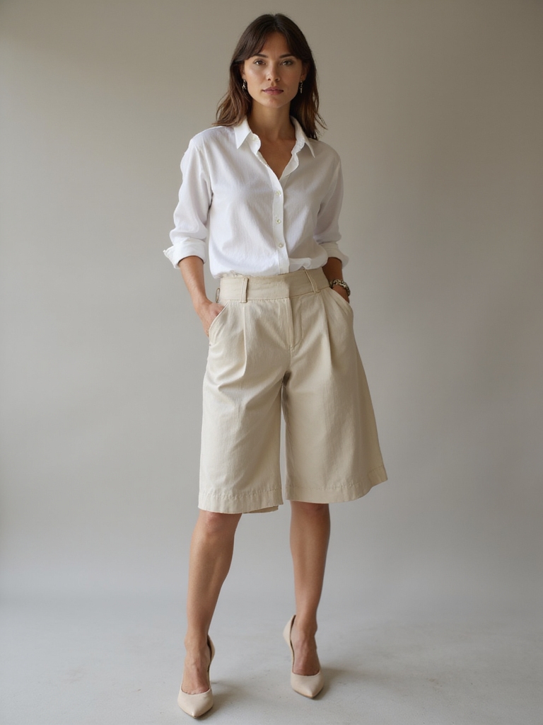 crisp shirts tailored shorts