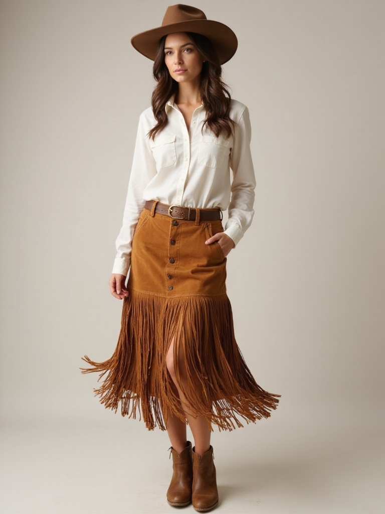 dynamic western fringe styling
