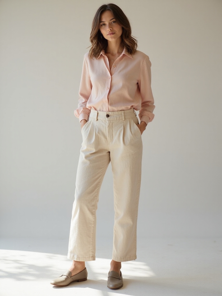 effortless chic spring trousers