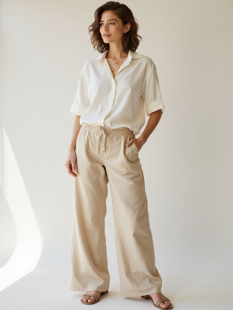 effortless chic wide leg pants