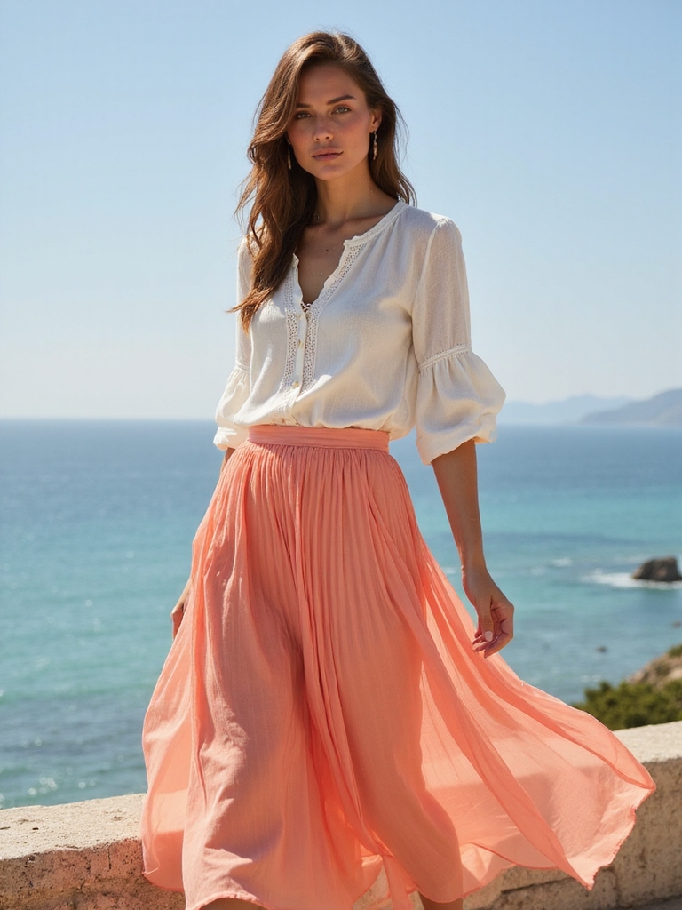 effortless coastal elegance skirts