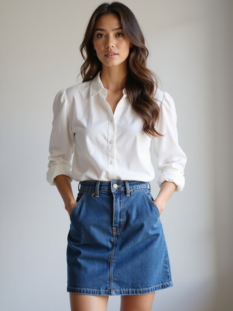 effortless daytime denim style